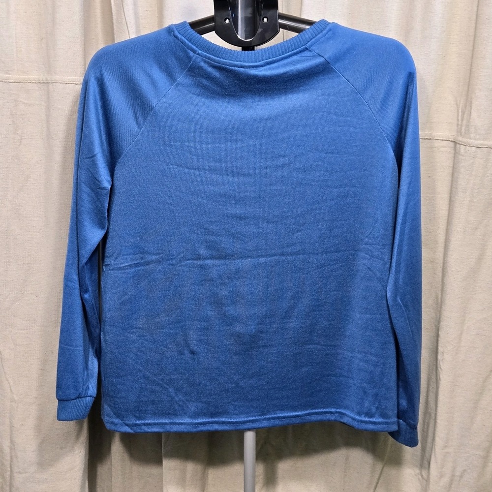 Disney Lilo & Stitch Pajama Set Indigo Blue Womens Small 4-6 LZ42920SB NWT - Picture 3 of 8
